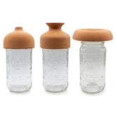 Kikkerland Terracotta Vase Tops